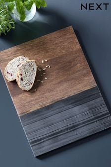 Black Marble & Wood Chopping Board (680927) | AED92