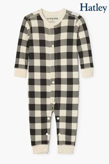 Hatley Cream Plaid Baby Union Suit (681236) | ₪ 112