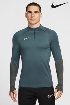 Vert - Haut d’entraînement Nike Dri-fit Strike à demi-fermeture éclair (681645) | €32