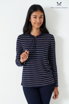 Crew Clothing Company Blue Spot Jersey Top (681857) | €29
