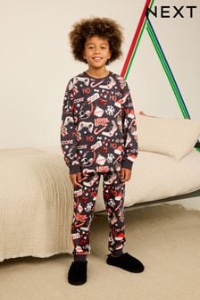 Red/Black Gamer Christmas Pyjamas (3-16yrs) (682663) | €7.50 - €10
