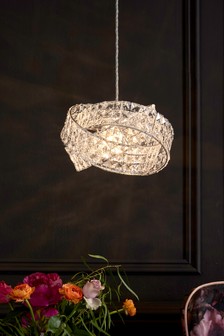Clear Venetian Easy Fit Lamp Shade (683008) | $74