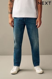 Blue Mid Tint Regular Fit Vintage Stretch Authentic Jeans (683698) | LEI 199