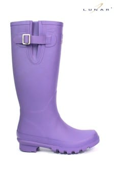 Lunar Purple Rubber Fashion Wellington Boots