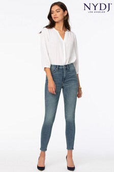 NYDJ Higher Rise Ami Skinny Ankle Jeans - Monet (Light to Mid Blue Denim) (684043) | ₪ 488
