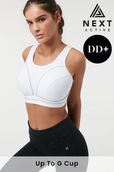 White Next Active Sports High Impact Non Pad Bra (684833) | TRY 305