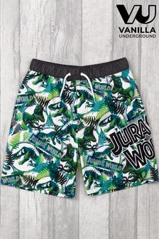 Vanilla Underground Green Jurassic World Licensing Swim Shorts (684869) | KRW34,200