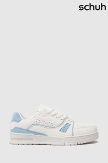 White/Blue - Schuh And Melody Feature Lace-up Trainers (685256) | kr640