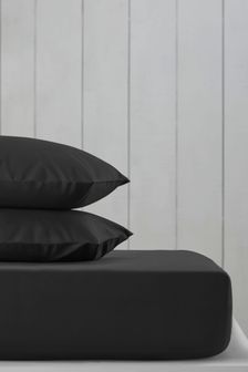 Black Cotton Rich Fitted Sheet (685449) | €15 - €24