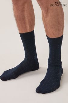 Bamboe met stipjes - 4 verpakking - Signature sokken (685649) | €16