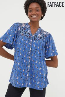 FatFace Blue Polly Layered Floral Top (686183) | €55