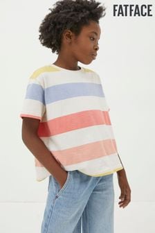 FatFace Natural Block Stripe T-Shirt (686475) | 64 SAR