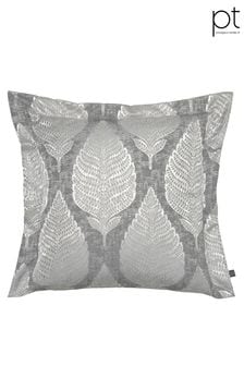 Prestigious Textiles Chrome Grey Treasure Jacquard Feather Filled Cushion (686911) | ₪ 182