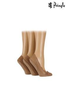 Pringle Nude Lace No Show Liners Socks (687695) | kr182