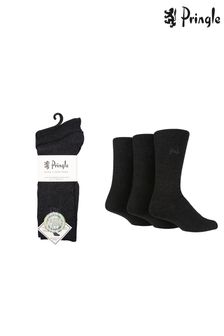 Pringle Black Super Soft Bamboo Lightweight Leisure Socks (687705) | €20