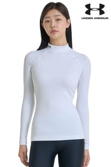 Under Armour White Authentics Mockneck Baselayer Top (687973) | AED277