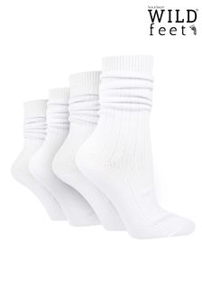 Wild Feet Super Soft Leisure Slouch Socks 4 PK