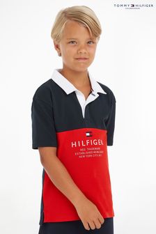 Tommy Hilfiger Red Colourblock Polo Shirt (688630) | 30 € - 37 €
