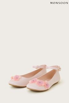 Monsoon Pink Flower Ballet Flats (688994) | $45 - $51