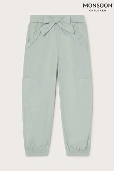 Monsoon Green Frill Pocket Cargo Trousers (689270) | €29 - €34