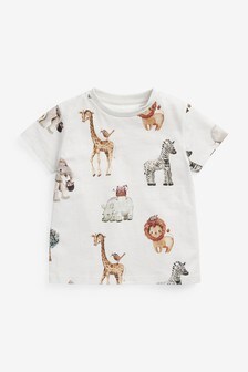 T-shirt imprimé sur l'ensemble (3 mois - 7 ans)