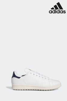 adidas Golf White/Blue Stan Smith Shoes (689758) | 542 SAR