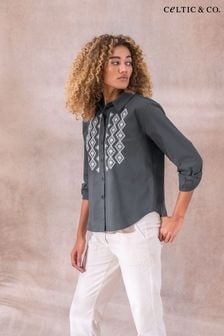 Celtic & Co. Grey Embroidery Detail Blouse (689949) | €47