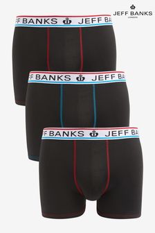 Jeff Banks Black Lightweight Super Smooth Sports Underwear 3 PK (689999) | 59 QAR