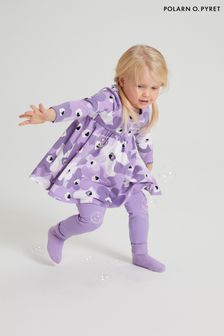 Violett - Polarn O Pyret Bedrucktes Kleid aus Biomaterial (690369) | 55 €