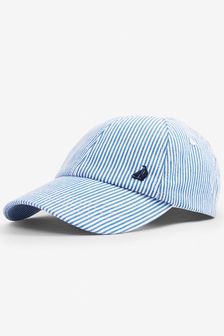 أزرق - قبعة كاب خطوط من Jojo Maman Bébé (690783) | 78 د.إ
