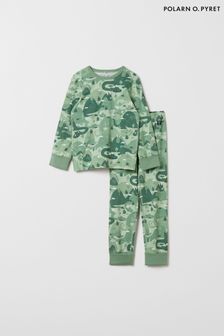 Polarn O. Pyret Organic Cotton Print Pyjamas (690851) | $45