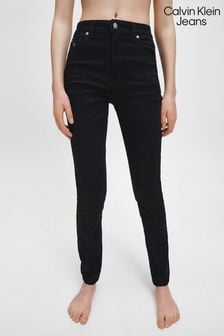 Calvin Klein Jeans Black Ckj 010 High Rise Skinny Jeans (691399) | $132