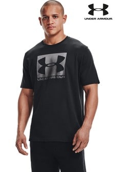 أسود - Under Armour Box Logo T-shirt (691874) | 139 د.إ
