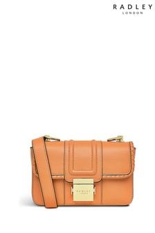 Radley London Mini Orange Hanley Close Weave Flapover Cross-Body Bag (692757) | LEI 1,068