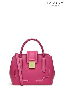 Radley London Pink Liverpool Street 2.0 Weave Small Zip Top Multiway Bag (692790) | OMR124