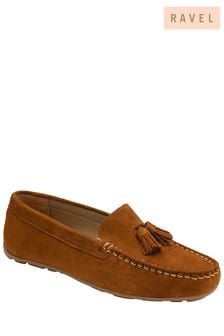 Ravel Brown Suede Loafers (692804) | kr779