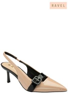 Ravel Nude Slingback Court Shoes (692936) | OMR34