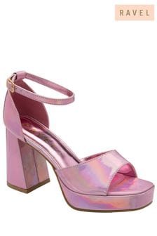 Ravel Pink Open Toe Platform Sandals (693234) | $91