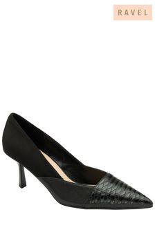 Ravel Black Pointed Toe Court Shoes (693534) | OMR34