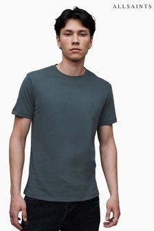 AllSaints Blue Brace Crew T-Shirt (693846) | $77