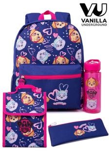 Vanilla Underground Blue Paw Patrol Girls 4 Piece Backpack Set (694935) | kr570