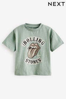 Mineral Blue - Rolling Stones Short Sleeve T-shirt (3mths-8yrs) (694985) | kr130 - kr160