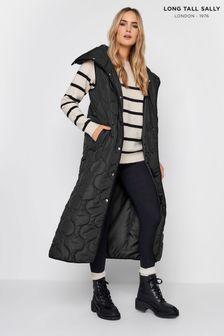 Long Tall Sally Black Quilted Gilet (695007) | OMR31