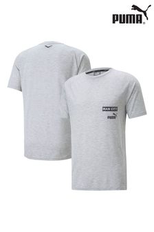 Серый с хромированным - женская футболка Puma Manchester City Casuals (695202) | €41