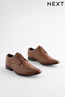 Mens wide fit tan shoes top