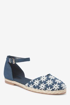 Espadrilles en deux parties