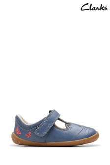 Pantofi cu urechi pentru copii mici Clarks Denim Roamer (695994) | 179 LEI