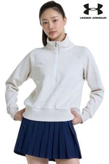 Under Armour Cream Rival Fleece HZ Sweatshirt (695999) | AED294