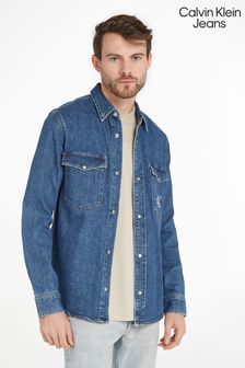 Calvin klein jeans sale denim shirt