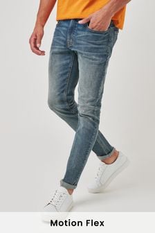 Vintage Wash Slim Fit Motion Flex Stretch Jeans (696396) | SGD 53 - SGD 56